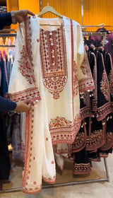 Women Traditional Embroidered 3 Piece