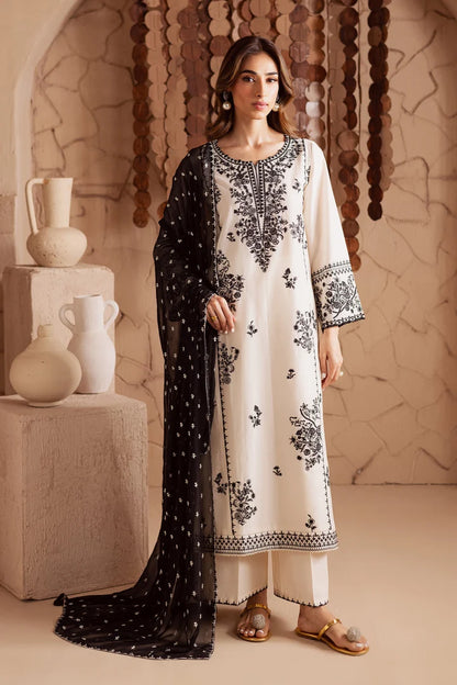 3 Piece Festive Embroidered Dress
