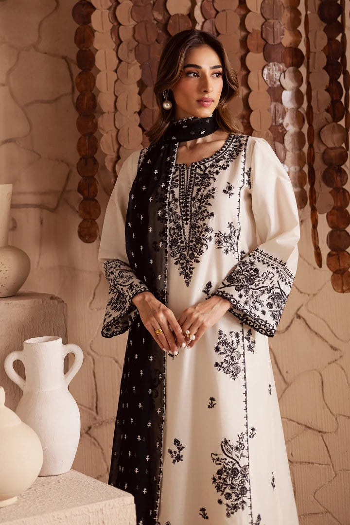 3 Piece Festive Embroidered Dress
