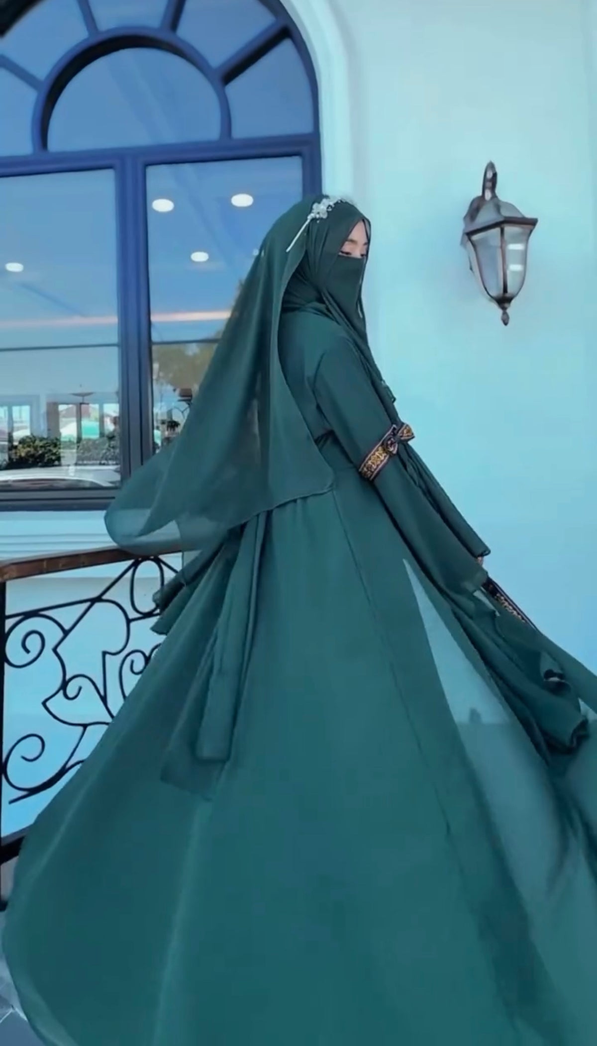 Women Full Abaya Set, Scarf, Niqab & Abaya