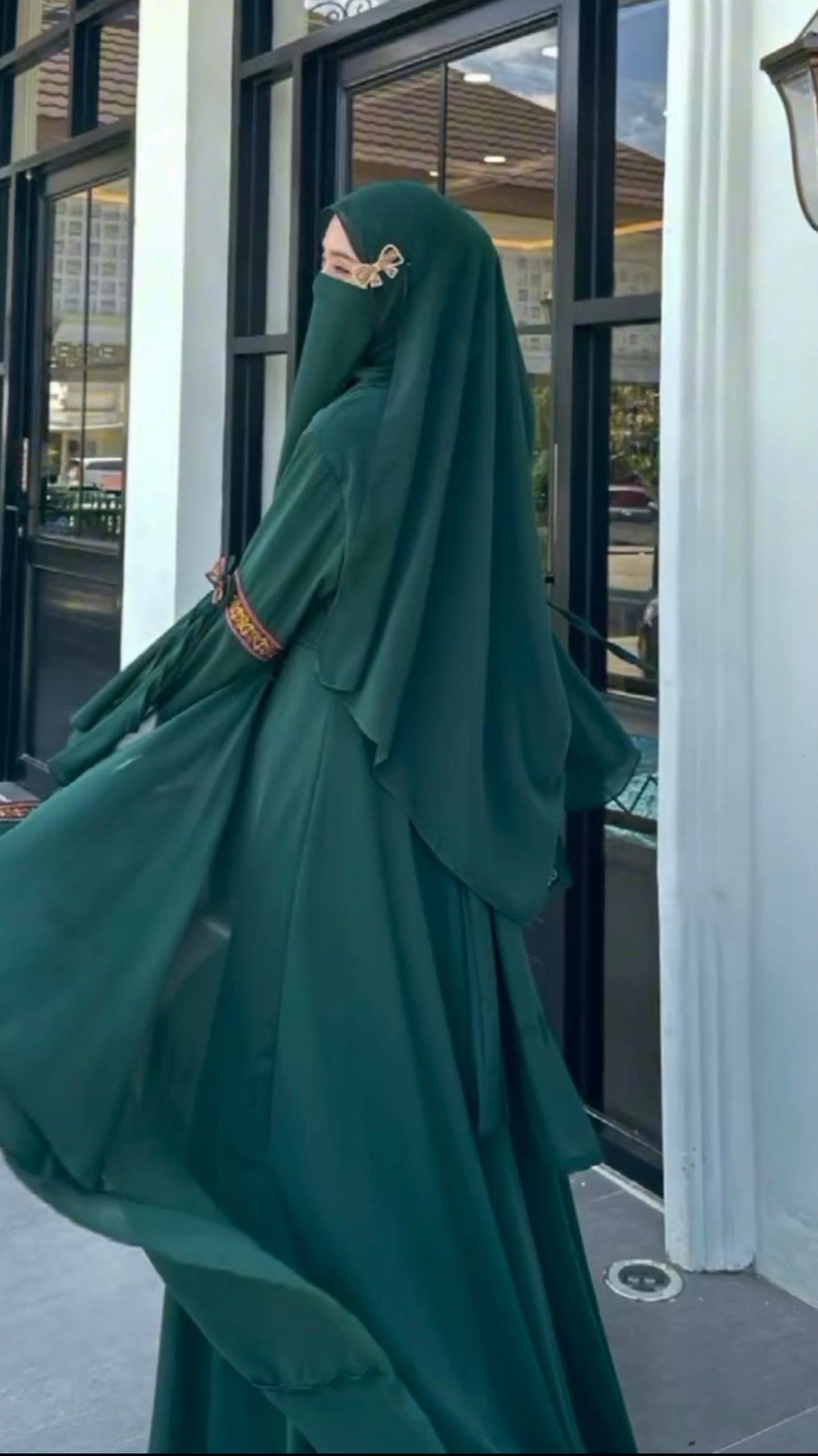 Women Full Abaya Set, Scarf, Niqab & Abaya