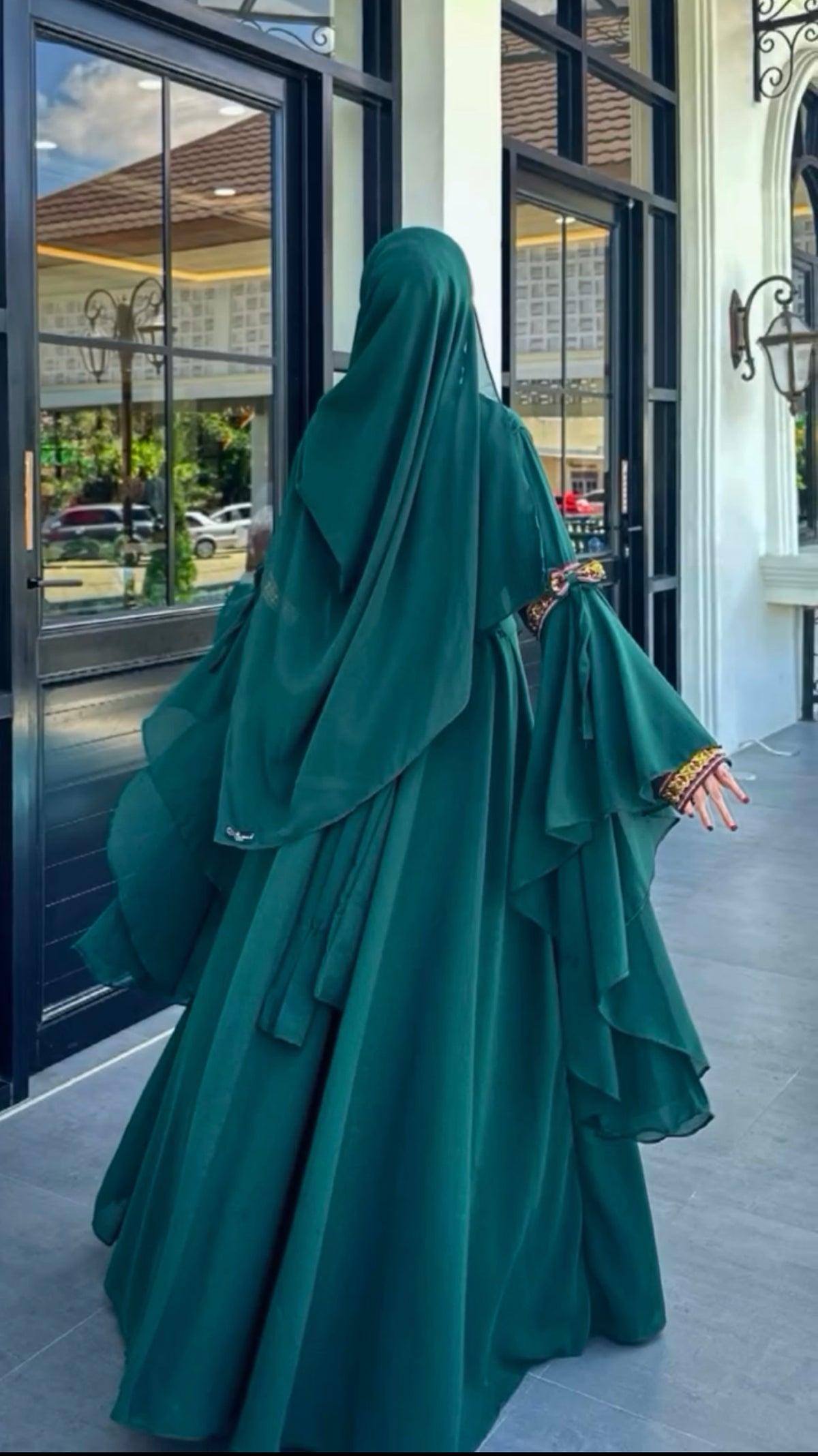 Women Full Abaya Set, Scarf, Niqab & Abaya