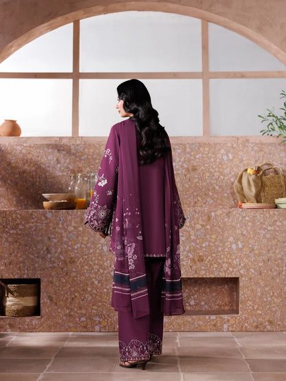 Women Embroidered 3pc Dress