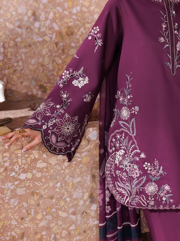 Women Embroidered 3pc Dress