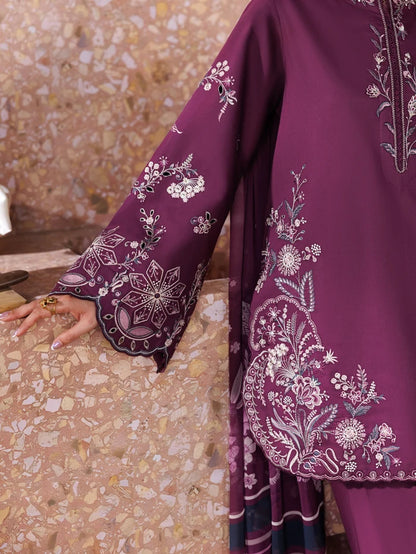 Women Embroidered 3pc Dress