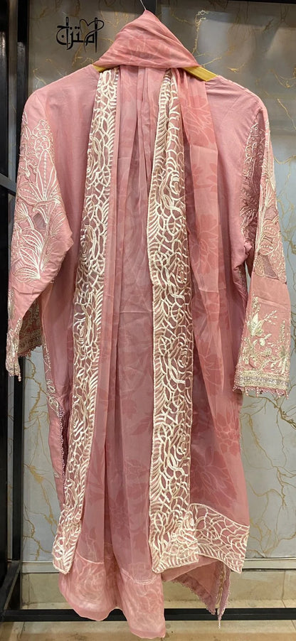 Embroidered Stitch 3pc Suit