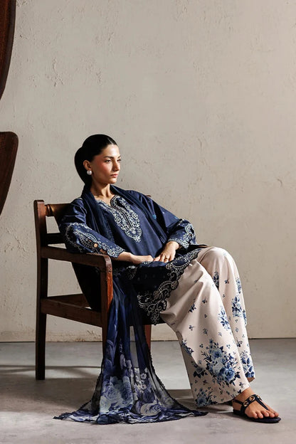 Women Embroidered 3pc Dress