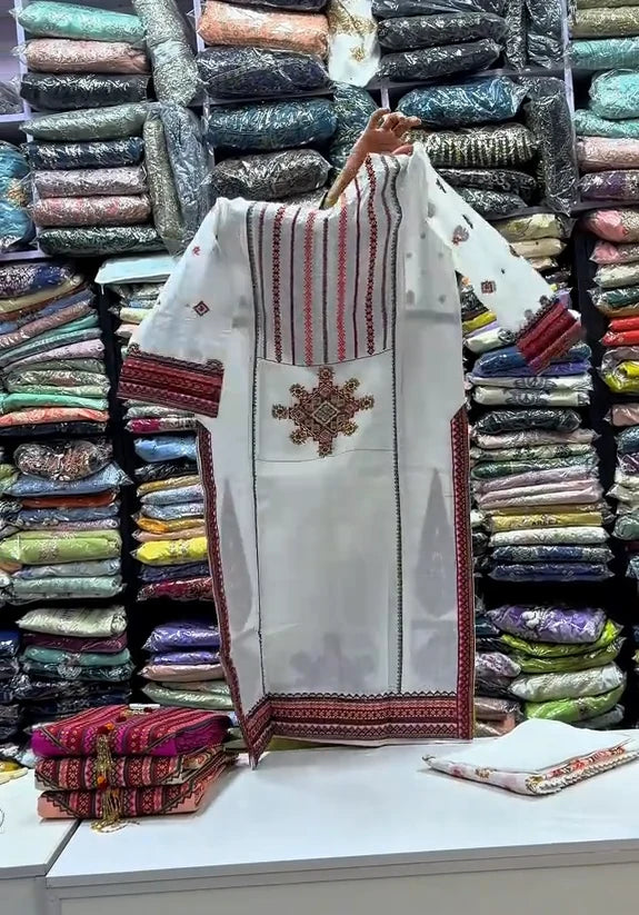 3 Pc Traditional Embroidered Dress